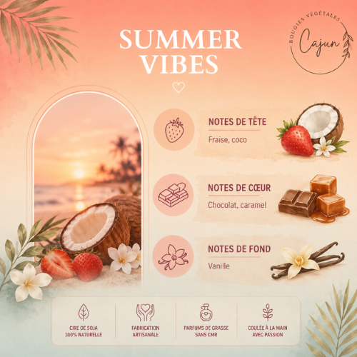 bougie naturelle summer vibes été